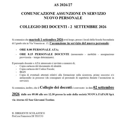 as 26_27 assunzione in servizio_